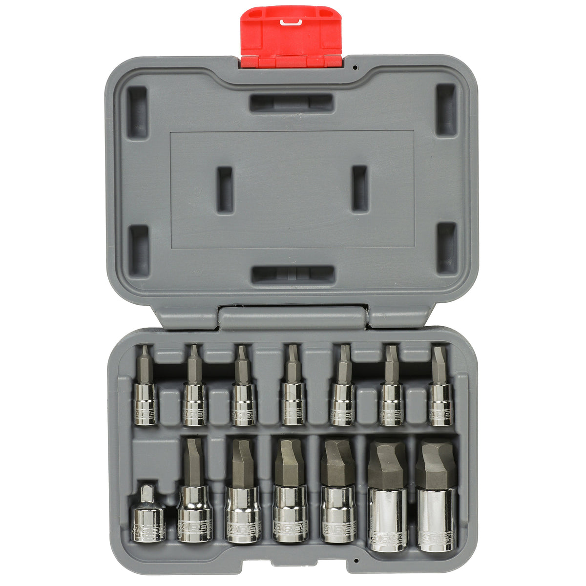 ARES 31006 - 14-Piece SAE Damaged Fastener Remover Hex Bit Socket Set