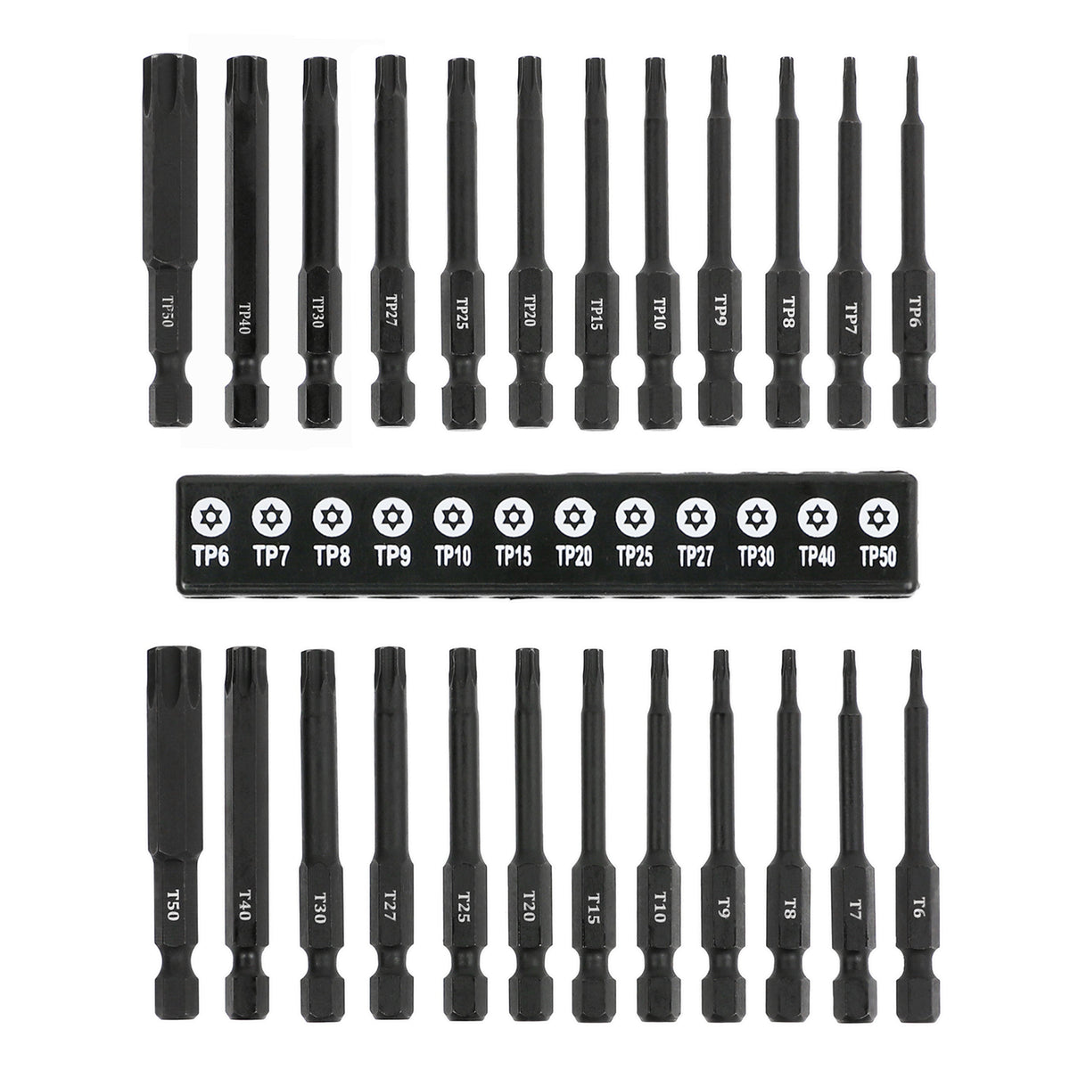 ARES 31014 - 24-Piece Tamper Resistant Long Torx Bit Set