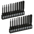ARES 31014 - 24-Piece Tamper Resistant Long Torx Bit Set