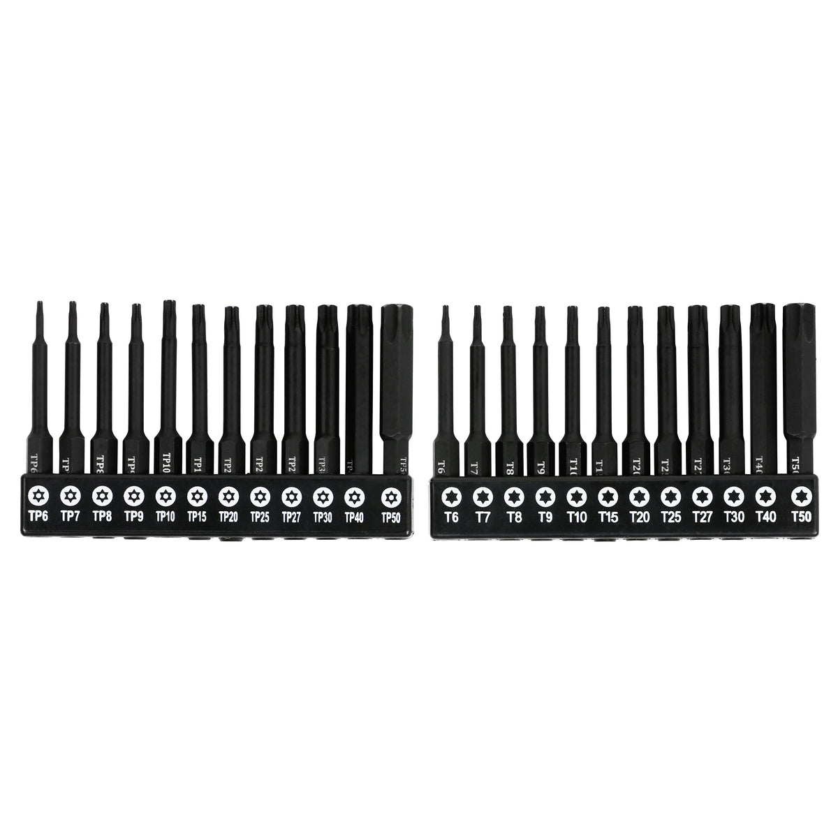 ARES 31014 - 24-Piece Tamper Resistant Long Torx Bit Set