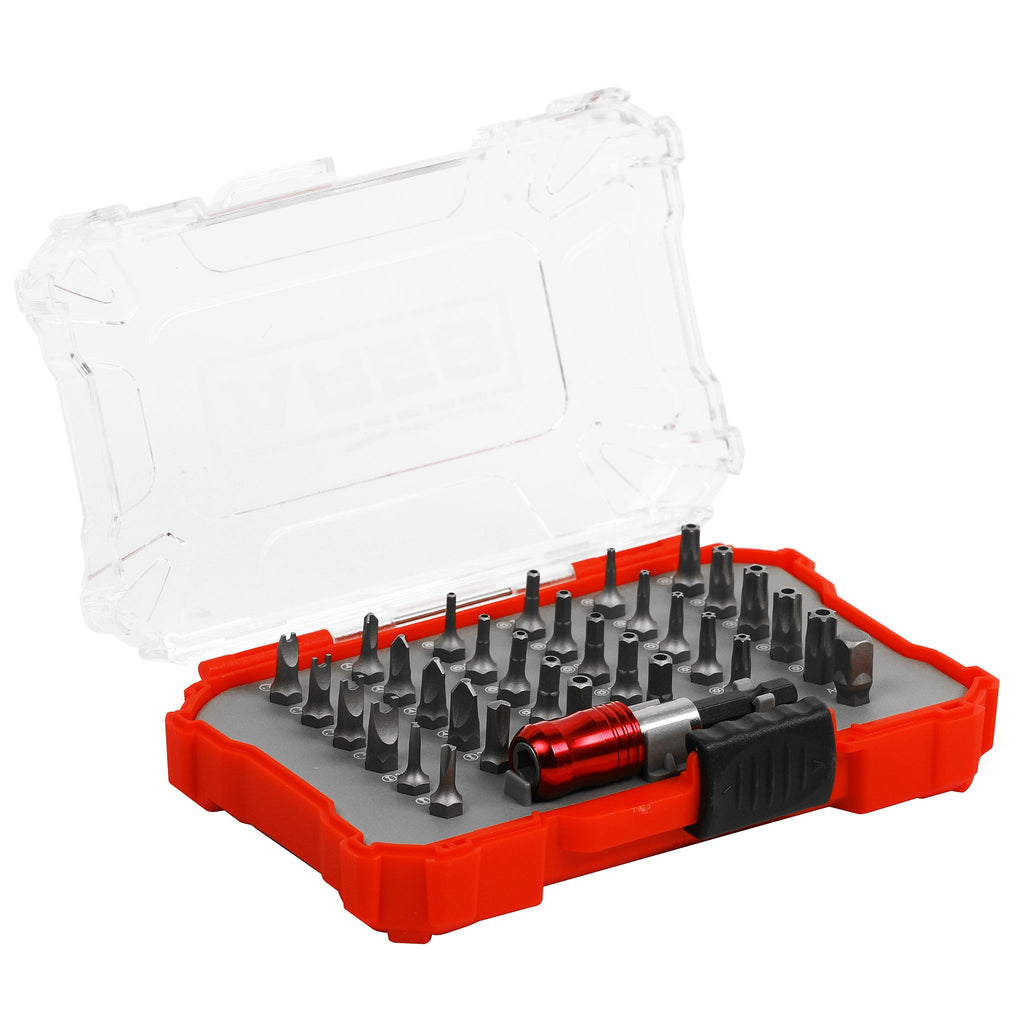 ARES 31016 - 33-Piece Security Bit Set with Quick Locking Bit Coupler