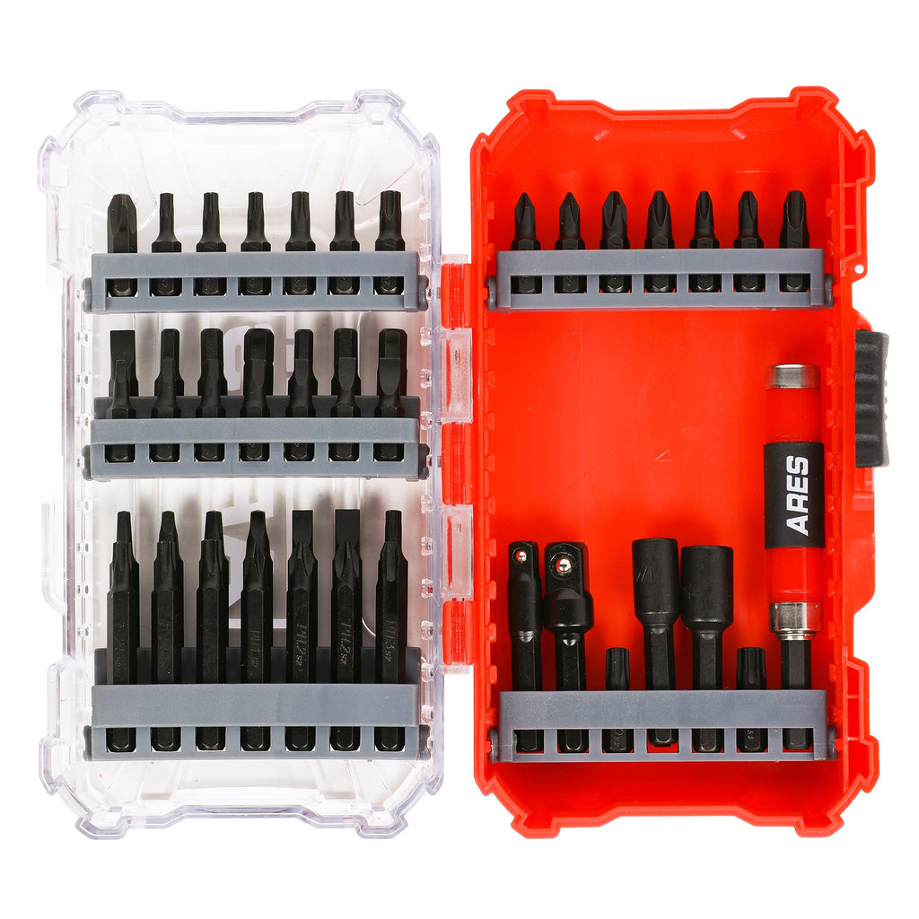 ARES 31019 - 49-Piece Impact Driver Bit Set