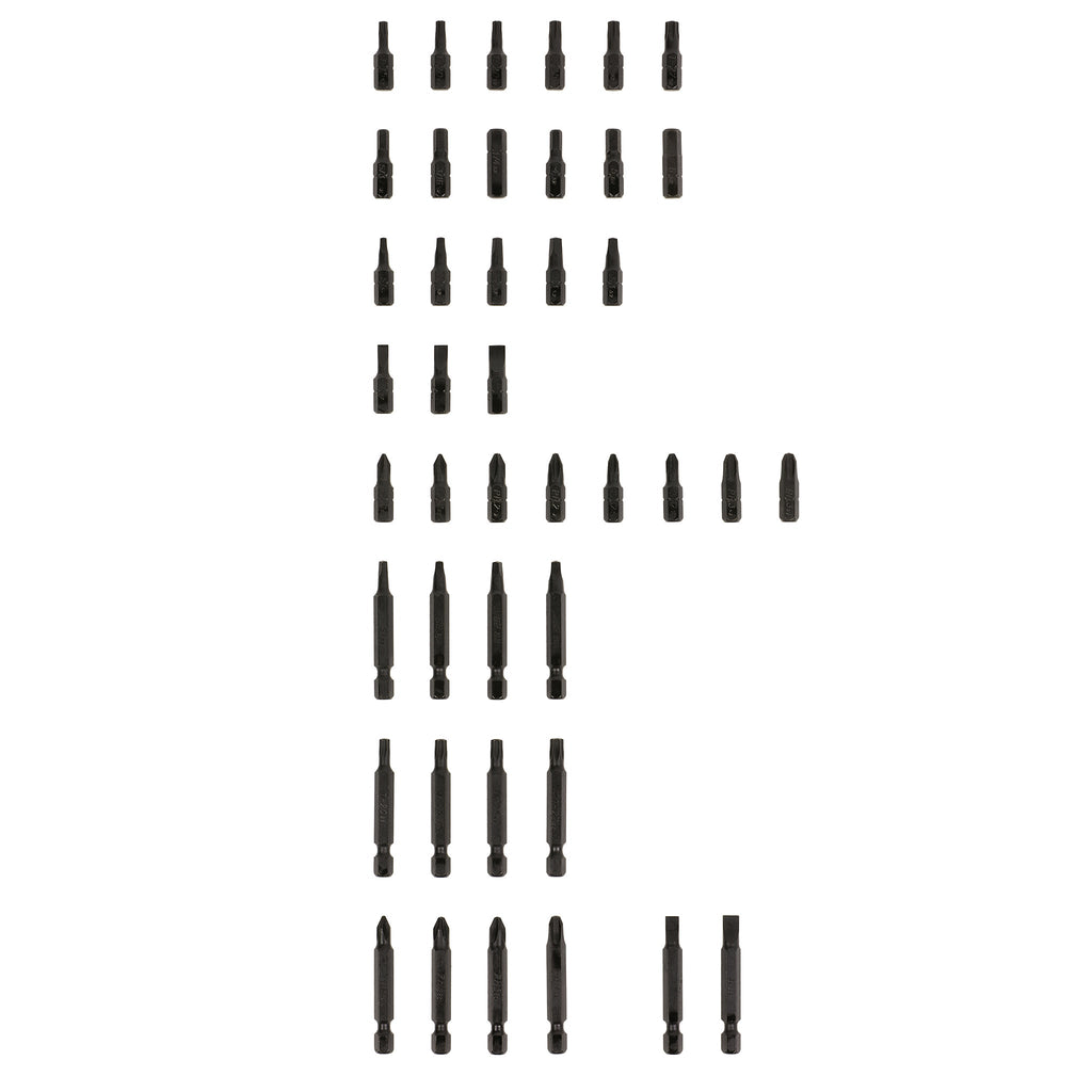 ARES 31019 - 49-Piece Impact Driver Bit Set