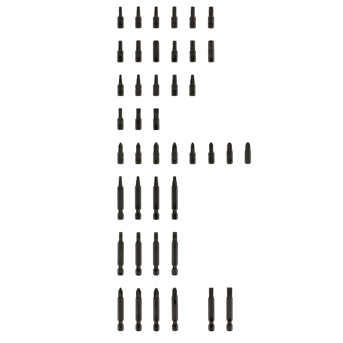 ARES 31019 - 49-Piece Impact Driver Bit Set