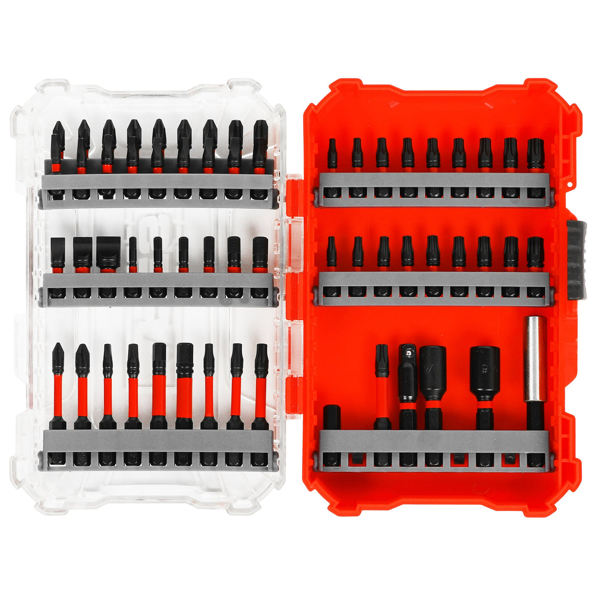 ARES 31021 - 60-Piece Torsion Power Bit Set with Magnetic Bit Holder