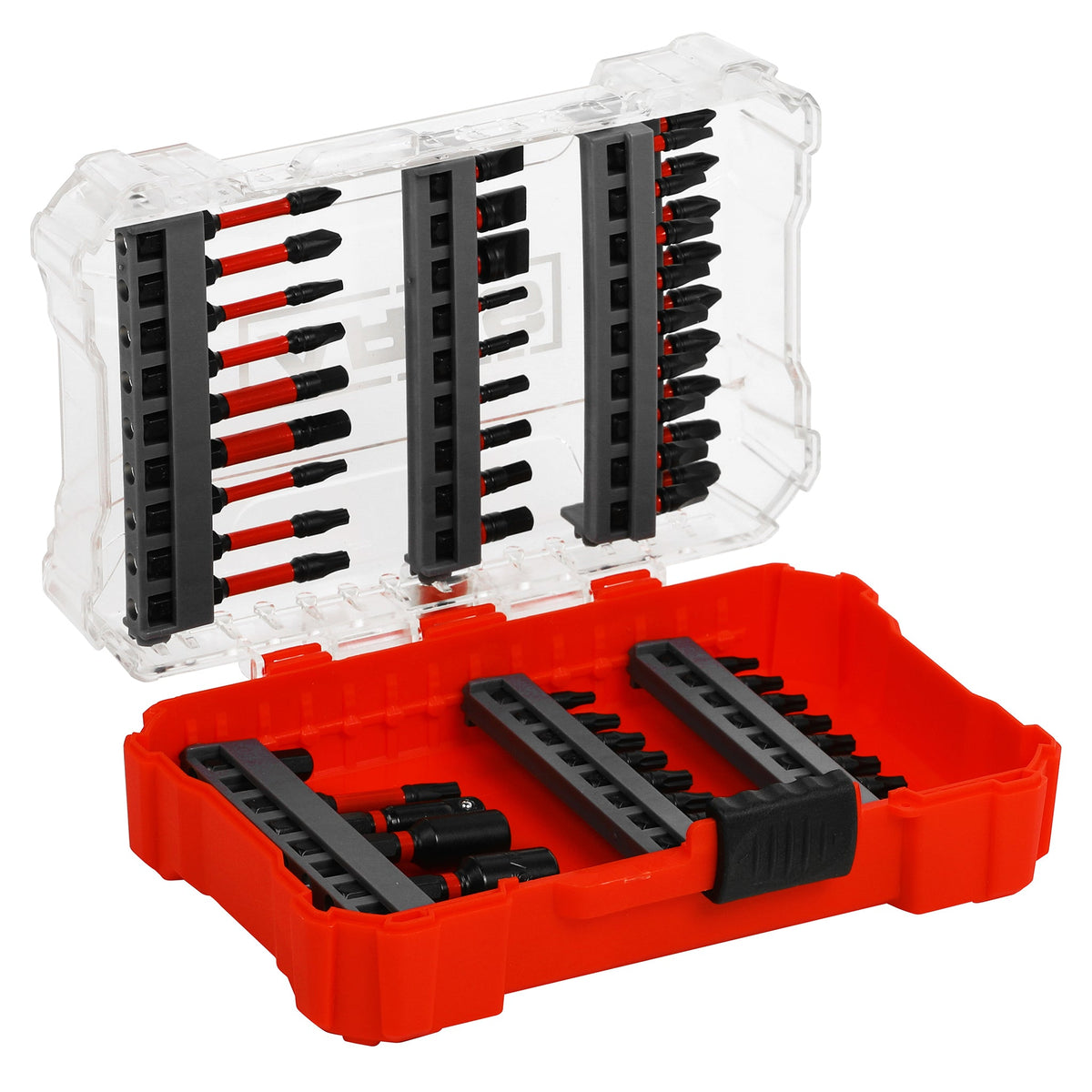 ARES 31021 - 60-Piece Torsion Power Bit Set with Magnetic Bit Holder