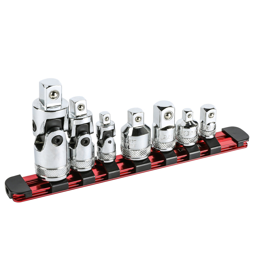 ARES 36003 - 7-Piece U-Joint and Adapter/Reducer Set