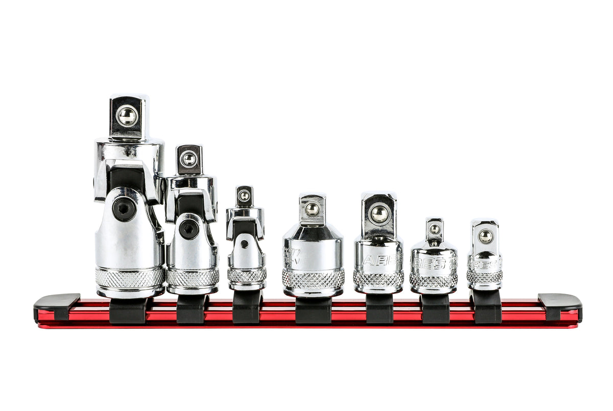 ARES 36003 - 7-Piece U-Joint and Adapter/Reducer Set
