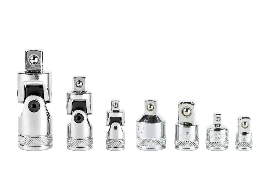 ARES 36003 - 7-Piece U-Joint and Adapter/Reducer Set