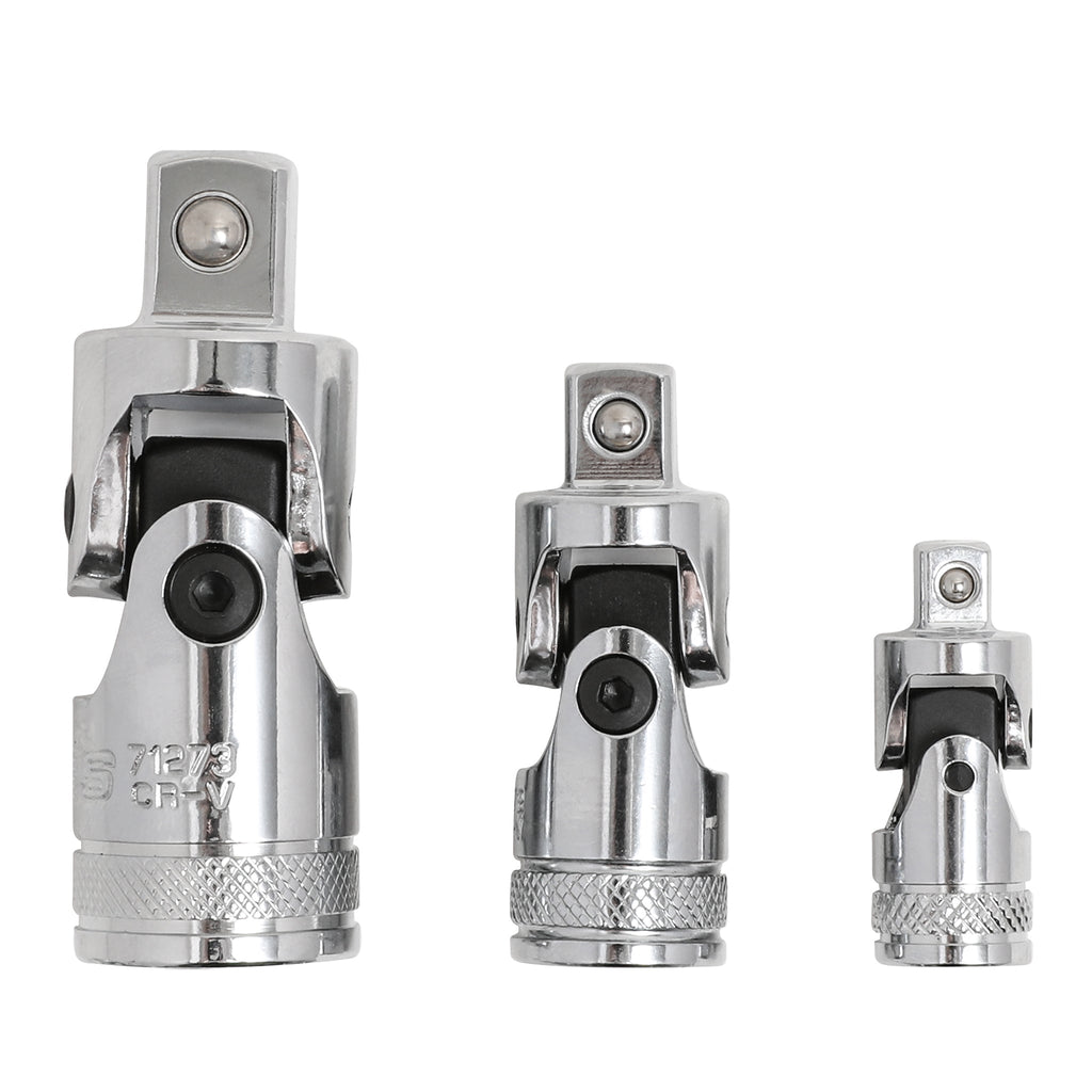 3-Piece Universal Joint Socket Set