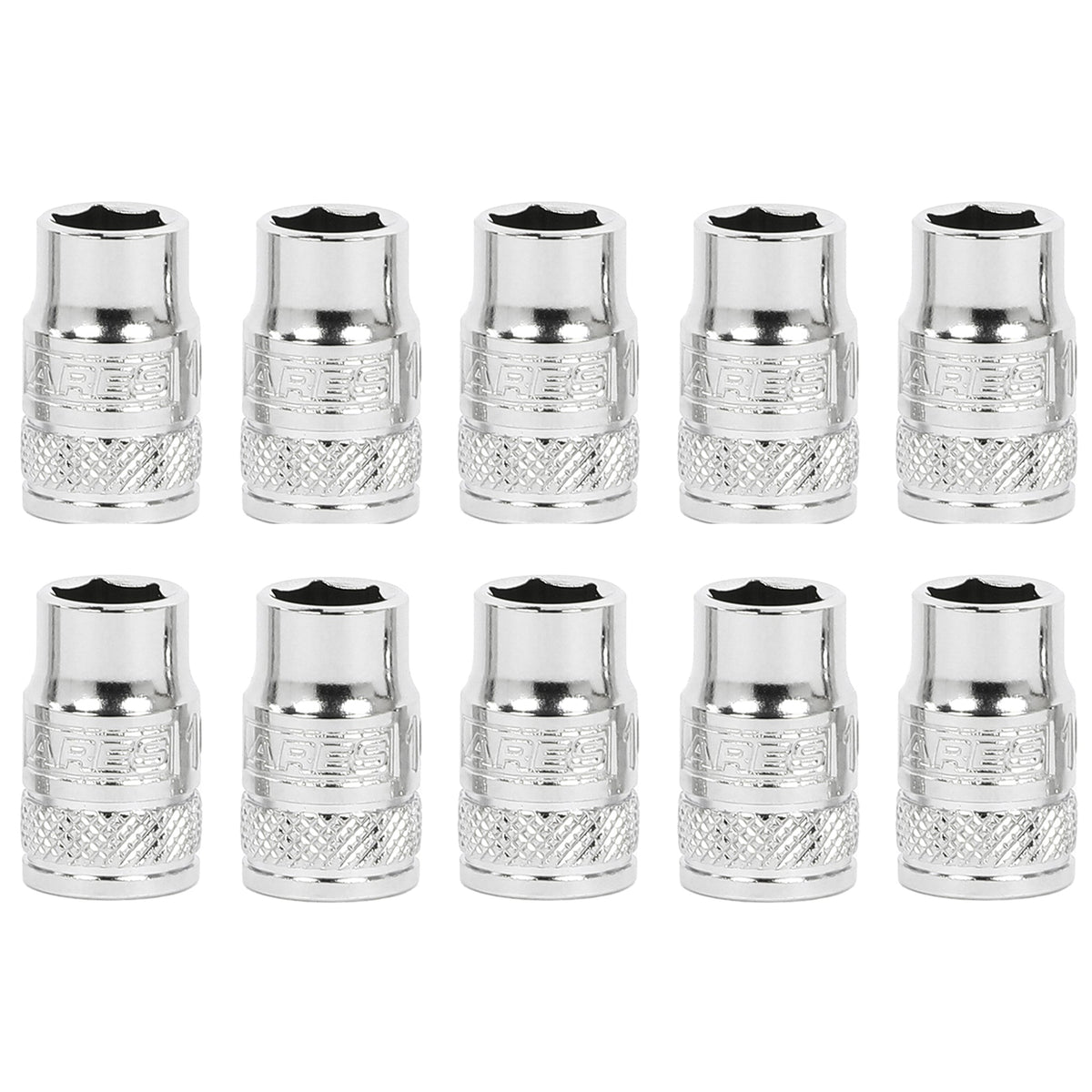 ARES 39019 - 10-Piece 3/8-Inch Drive 10mm Socket Set
