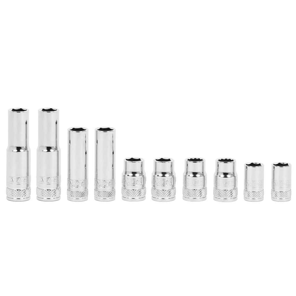 ARES 39020 - 10-Piece Multi-Type 10mm Socket Set