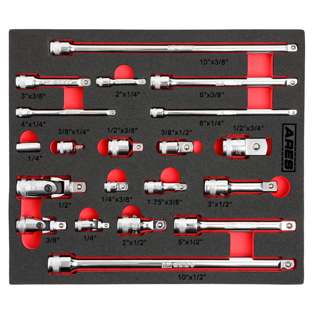 ARES 40003 - 20-Piece Socket Accessory Set