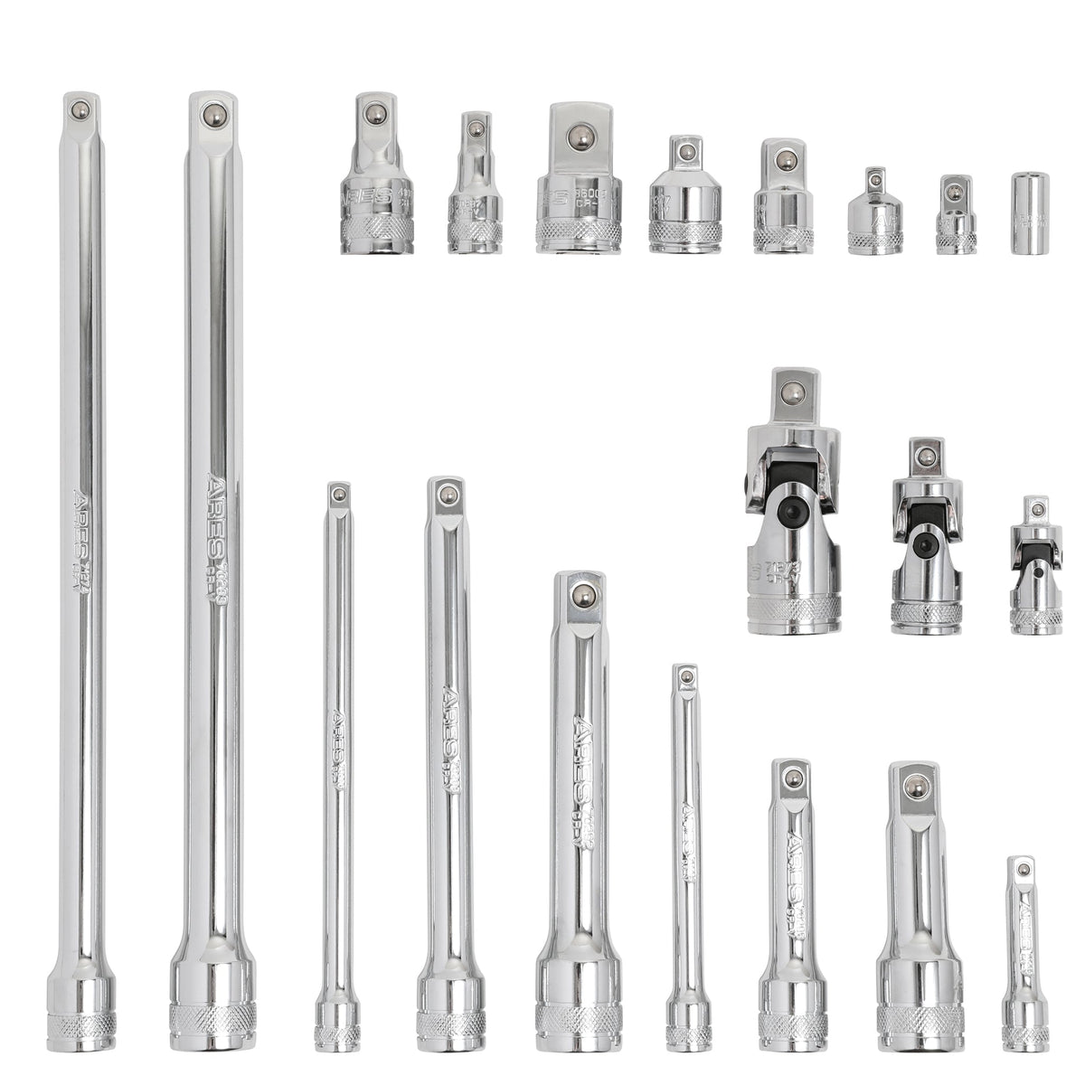ARES 40003 - 20-Piece Socket Accessory Set