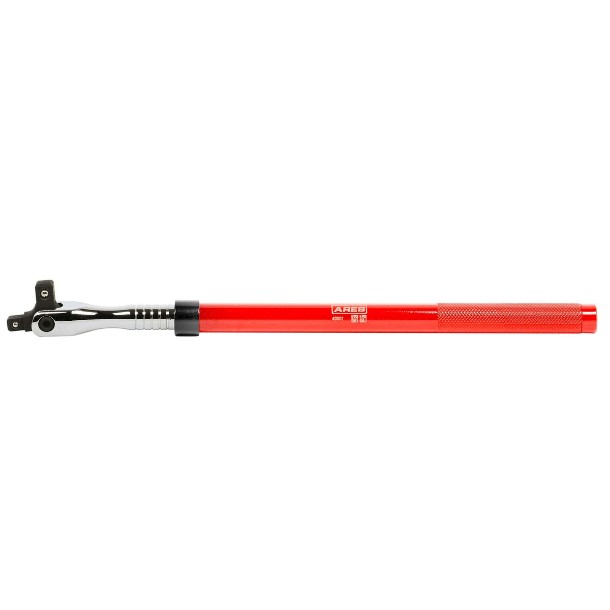 ARES 40007 - 3/8-Inch Drive & 1/2-Inch Drive Dual Head Extendable Red Breaker Bar