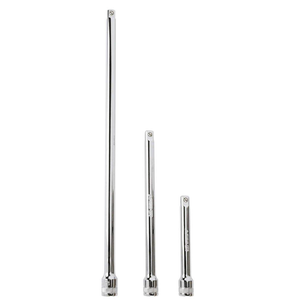 ARES 41010 - 3-Piece 1/2-Inch Drive Extra Long Socket Extension Set