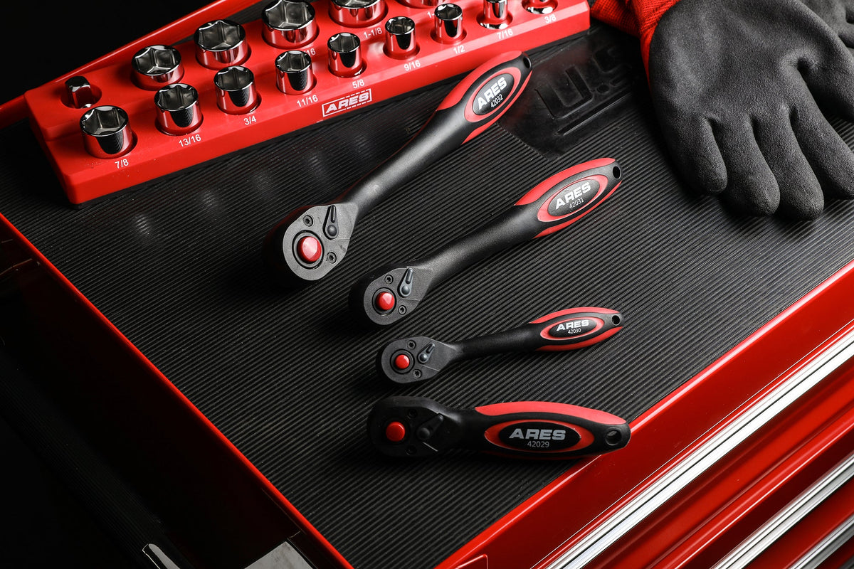 ARES 42031 - 3/8-Inch Drive 72-Tooth Composite Ratchet