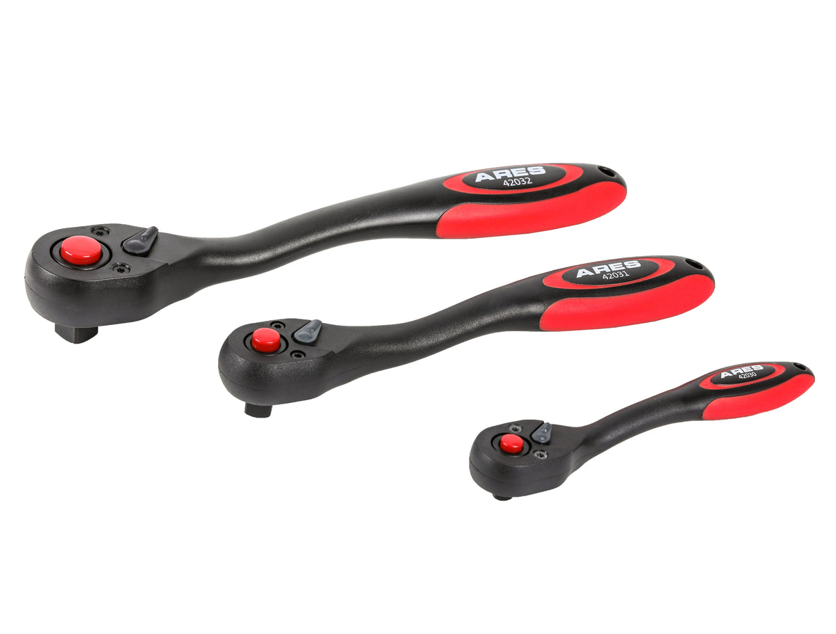 ARES 42033 - 3-Piece 72-Tooth Composite Ratchet Set