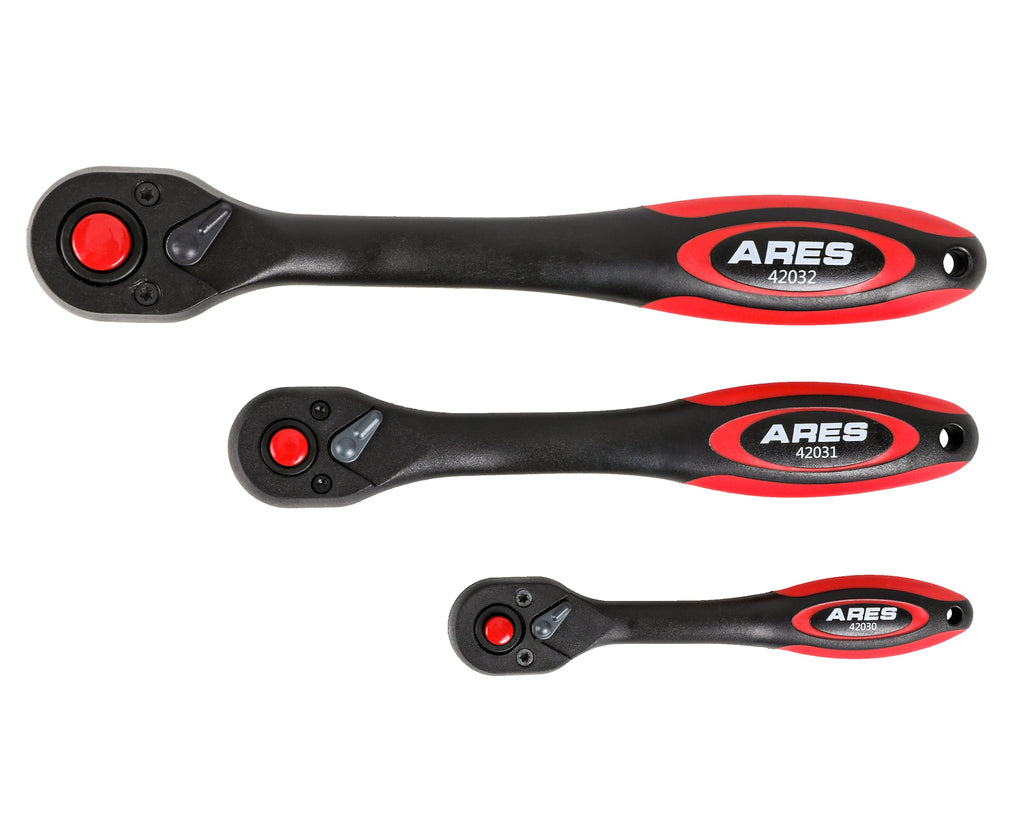 ARES 42033 - 3-Piece 72-Tooth Composite Ratchet Set