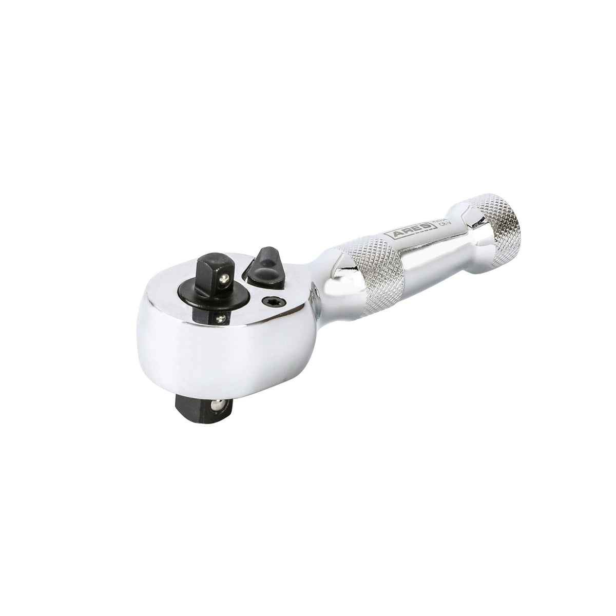 ARES 42034 - 3/8-Inch x 1/4-Inch Drive 72-Tooth Stubby Ratchet