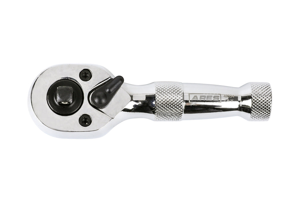 ARES 42034 - 3/8-Inch x 1/4-Inch Drive 72-Tooth Stubby Ratchet
