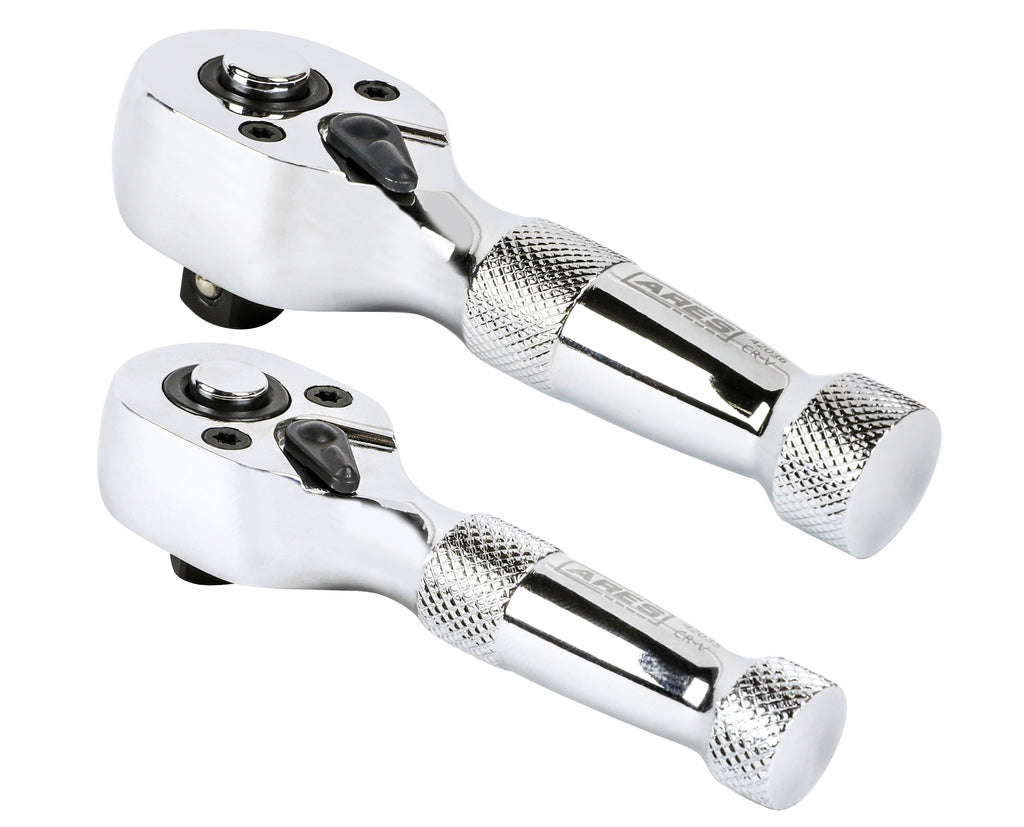 ARES 42037 - 2-Piece 72-Tooth Stubby Ratchet Set