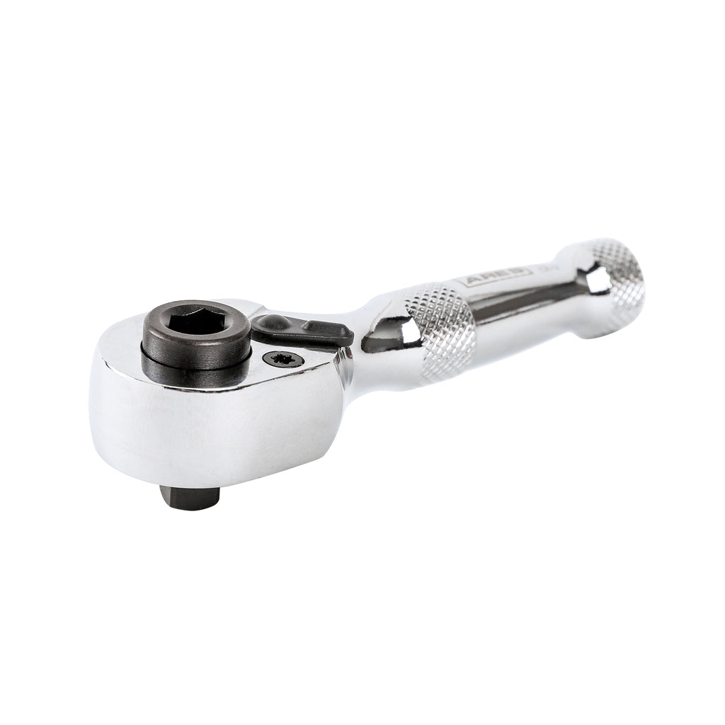 ARES 42041 - 1/4-Inch Drive 72-Tooth Stubby Ratchet and Bit Driver