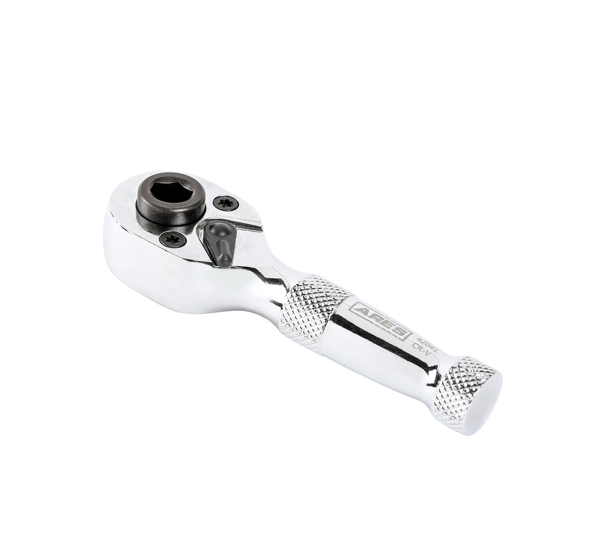 ARES 42041 - 1/4-Inch Drive 72-Tooth Stubby Ratchet and Bit Driver