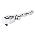 ARES 42043 - Flex Head Stubby Ratchet - 1/4-Inch Drive 72-Tooth