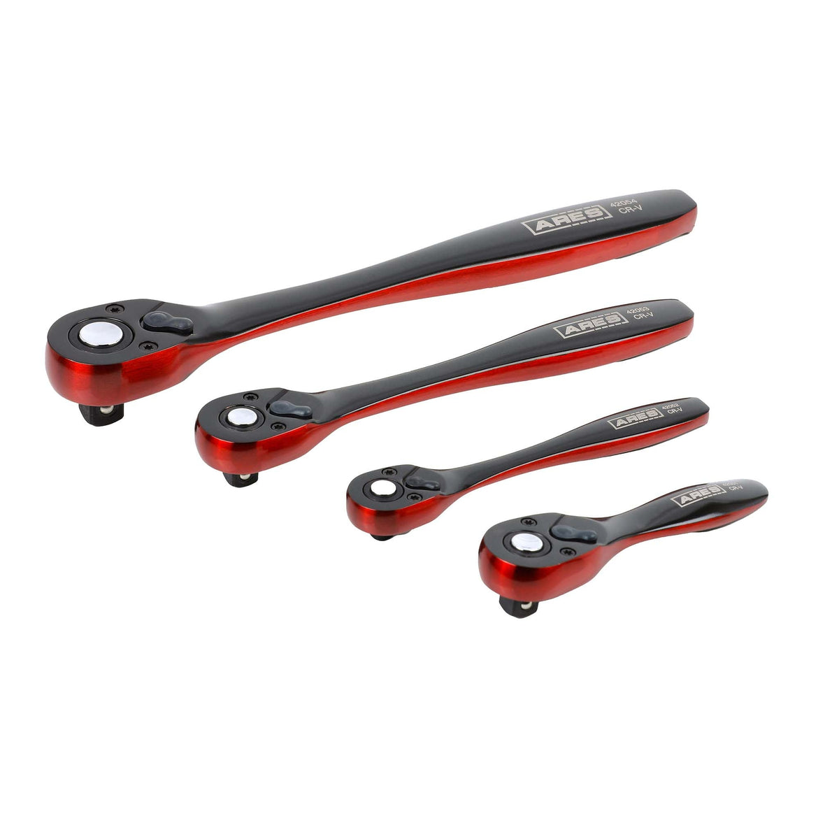 ARES 42050 - 4-Piece Dual Tone 72-Tooth Ratchet Set