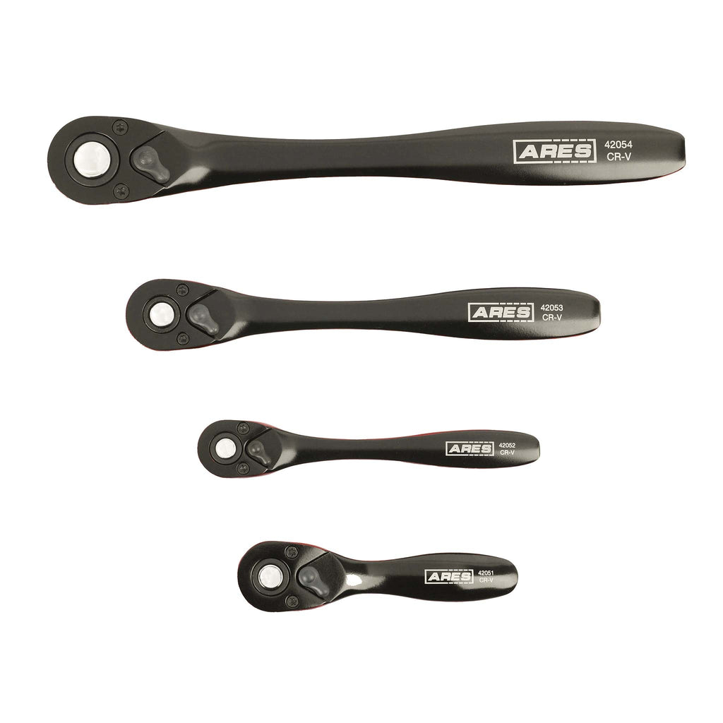 ARES 42050 - 4-Piece Dual Tone 72-Tooth Ratchet Set