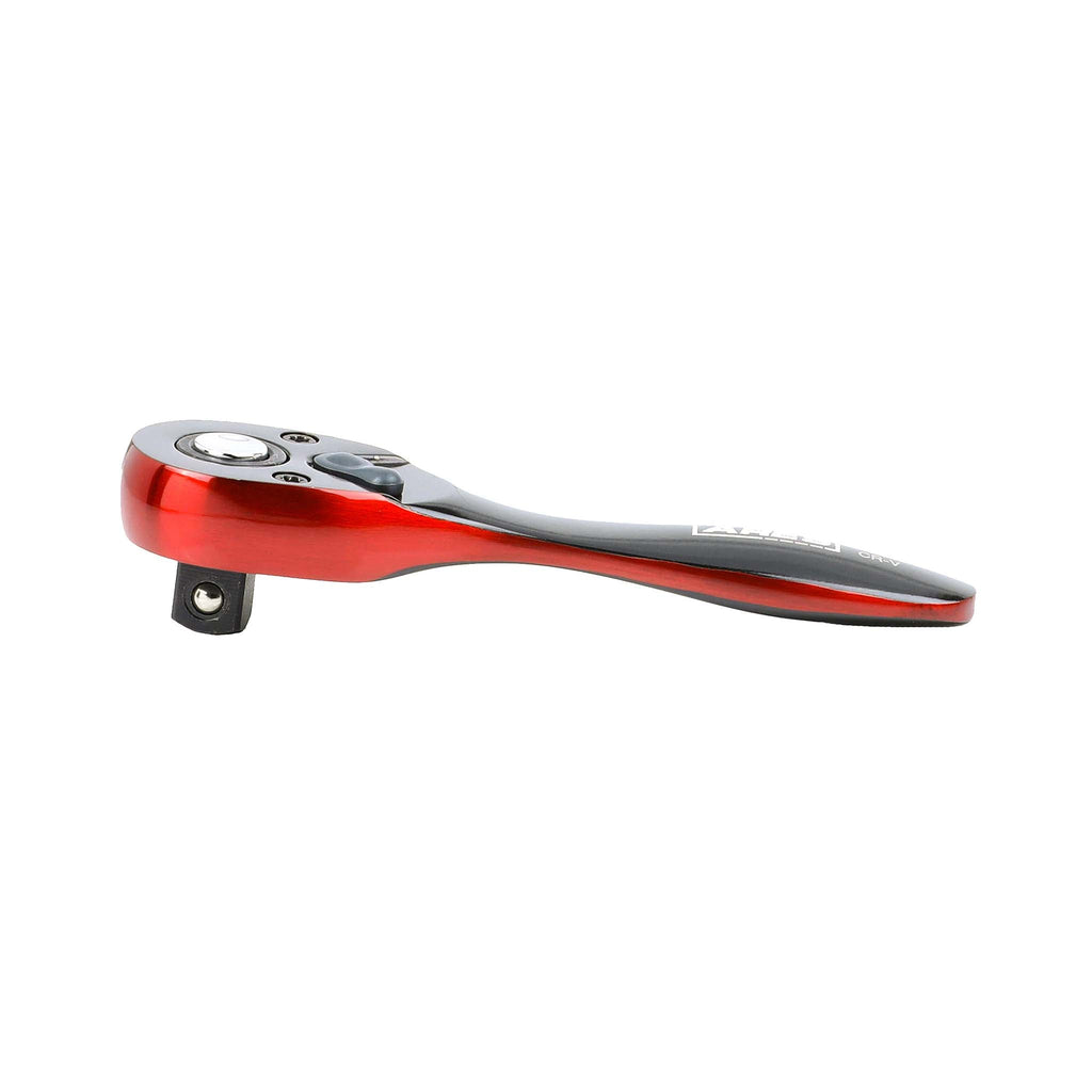 ARES 42051 - 3/8-inch Drive Stubby Dual Tone 72-Tooth Ratchet