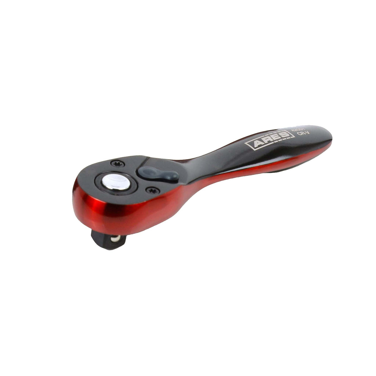 ARES 42051 - 3/8-inch Drive Stubby Dual Tone 72-Tooth Ratchet