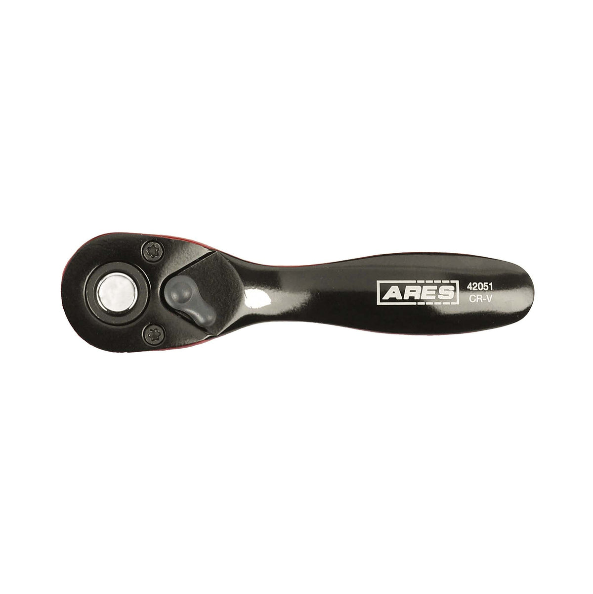ARES 42051 - 3/8-inch Drive Stubby Dual Tone 72-Tooth Ratchet