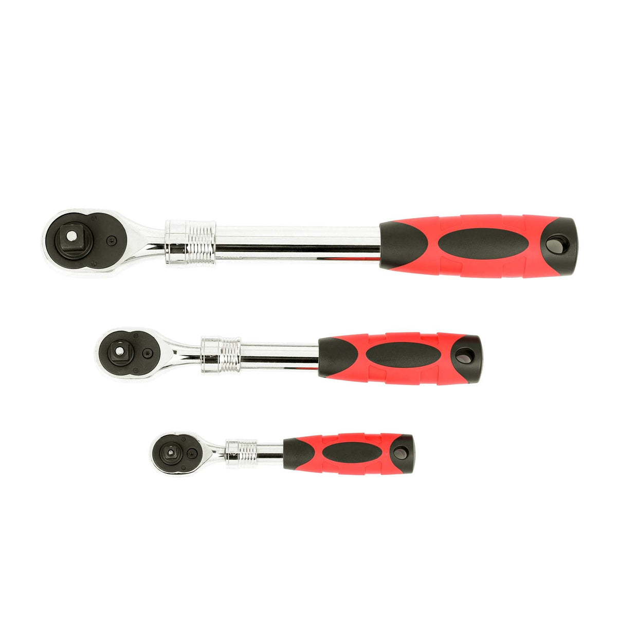 ARES 42055 - 3-Piece 72-Tooth Extendable Ratchet Set