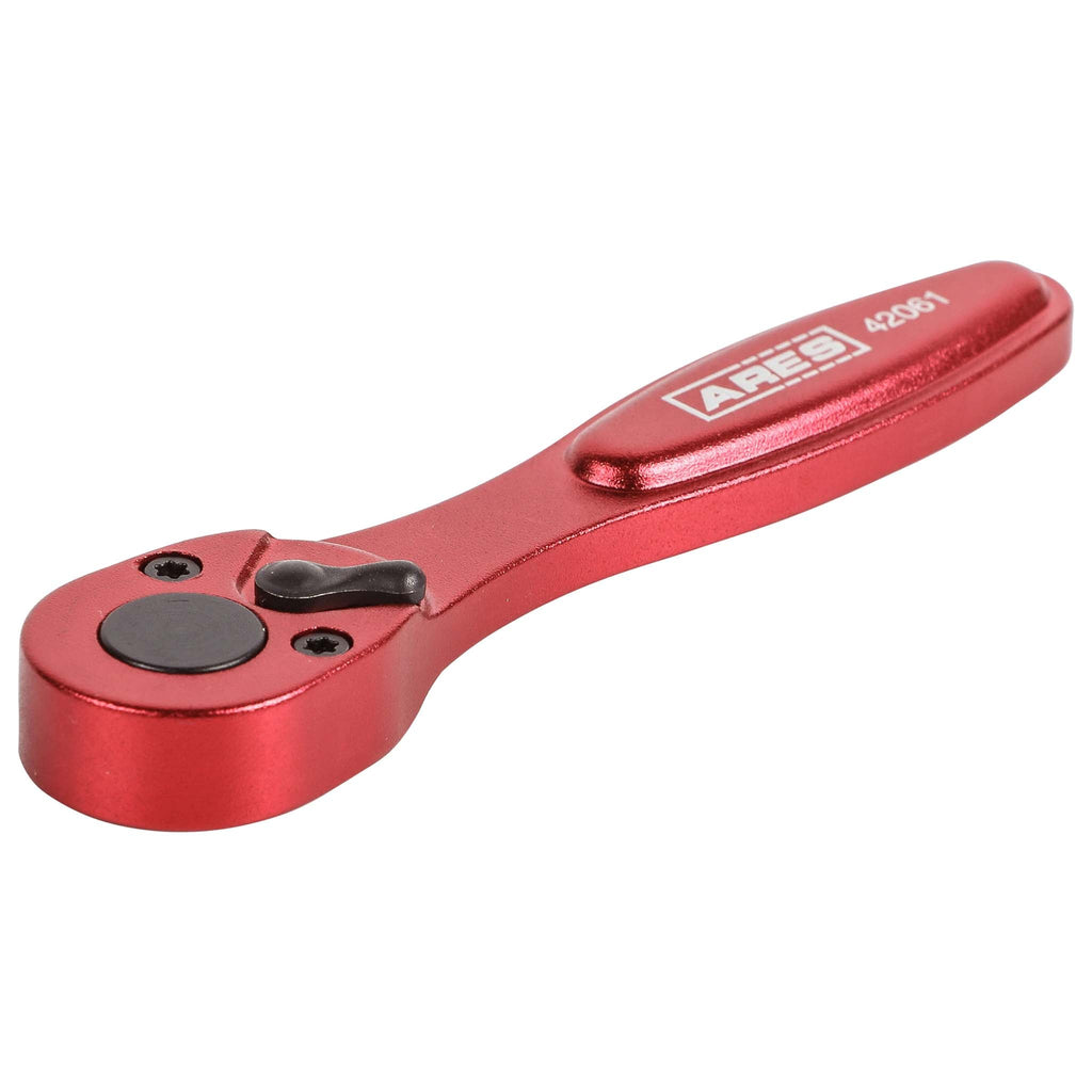ARES 42061 - 1/4-Inch Drive 72-Tooth Anodized Aluminum Micro Ratcheting Bit Driver
