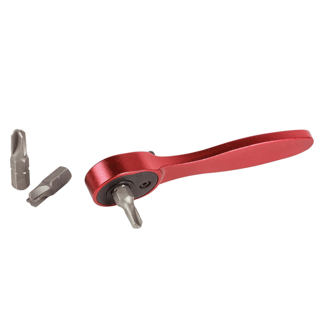 ARES 42061 - 1/4-Inch Drive 72-Tooth Anodized Aluminum Micro Ratcheting Bit Driver