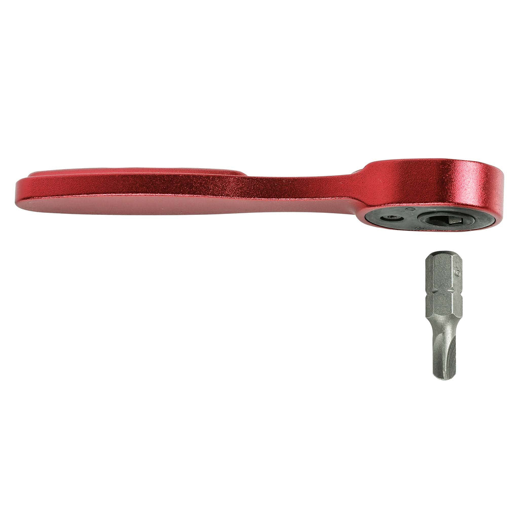 ARES 42061 - 1/4-Inch Drive 72-Tooth Anodized Aluminum Micro Ratcheting Bit Driver