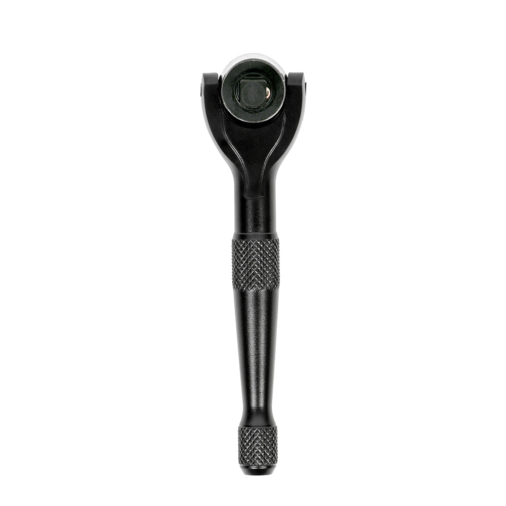 ARES 42109 – Black 1/4-Inch Drive 90-Tooth Mini Swivel Head Ratchet
