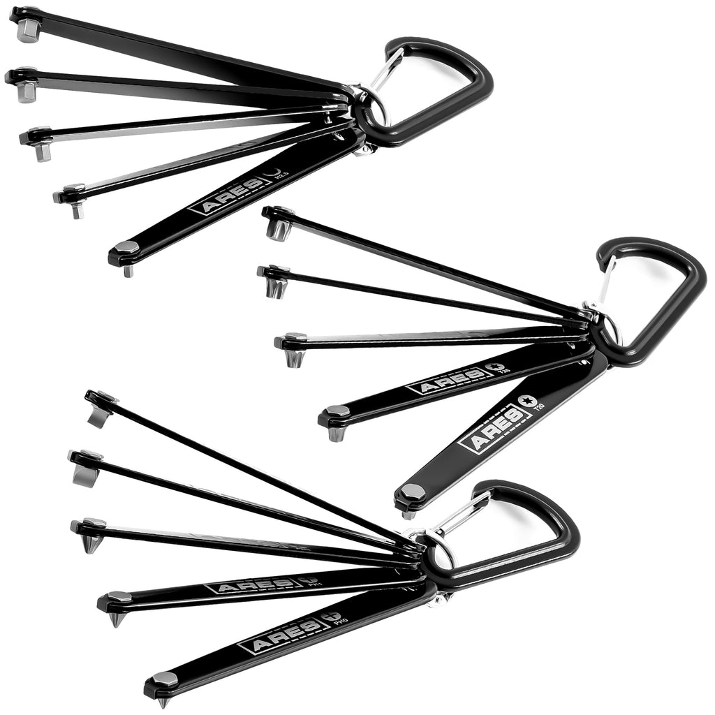ARES 4211003 - 15-Piece Offset Screwdriver Set, Phillips Slotted Hex Torx