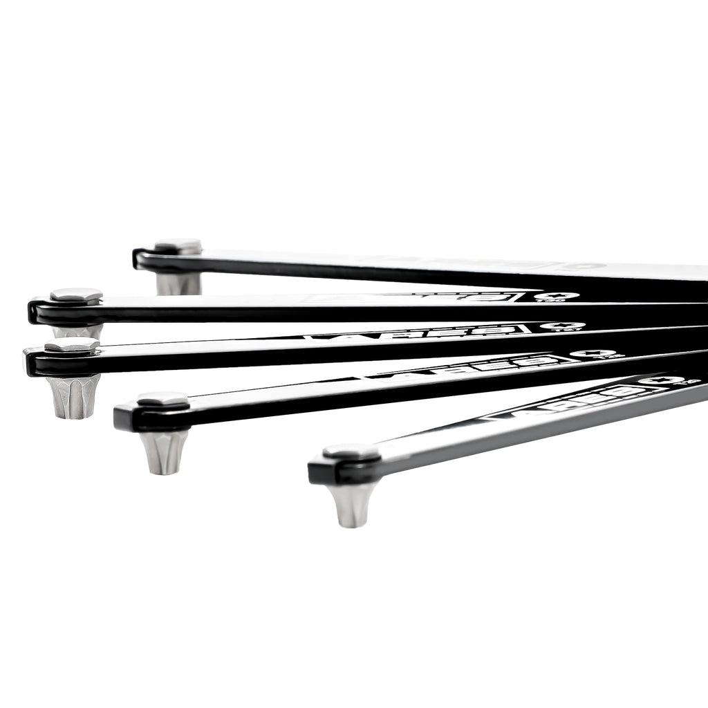 ARES 4211003 - 15-Piece Offset Screwdriver Set, Phillips Slotted Hex Torx