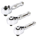 ARES 42142 - 3-Piece 72-Tooth Stubby Ratchet Set