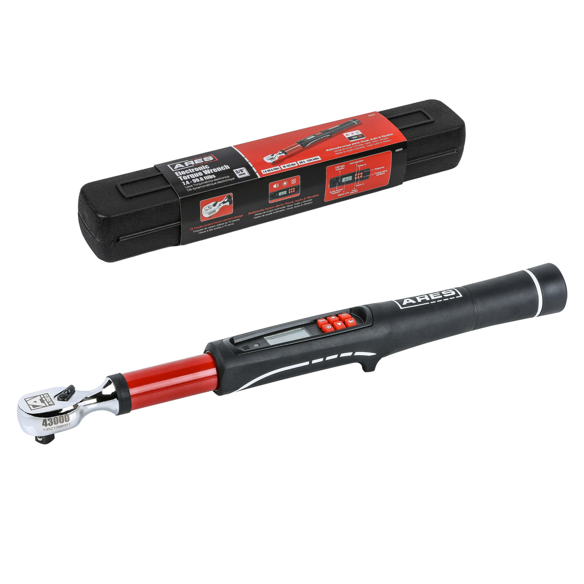 ARES 43000 - 3/8-Inch Drive Electronic Digital Torque Wrench