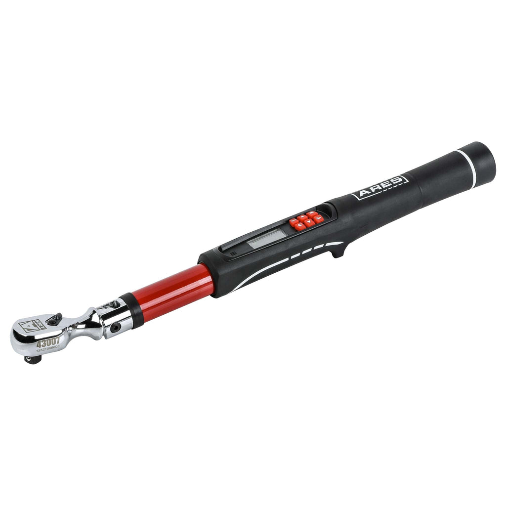 ARES 43007 - 3/8-Inch Drive Flex Head Electronic Digital Torque and Torque Angle Wrench