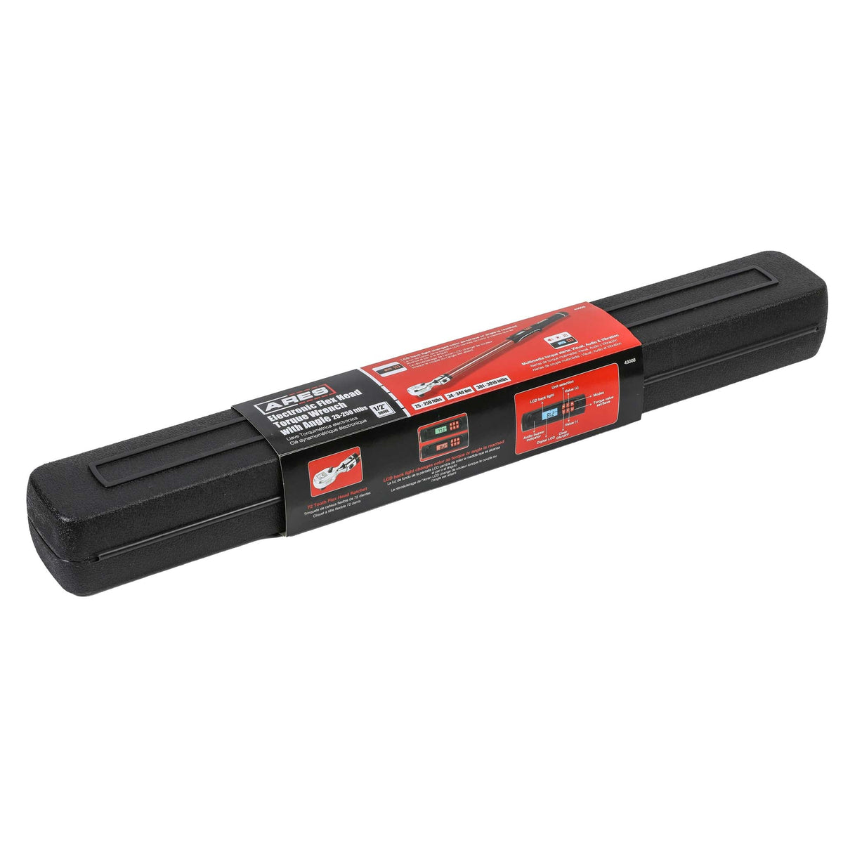 ARES 43008 - 1/2-Inch Drive Flex Head Electronic Digital Torque and Torque Angle Wrench