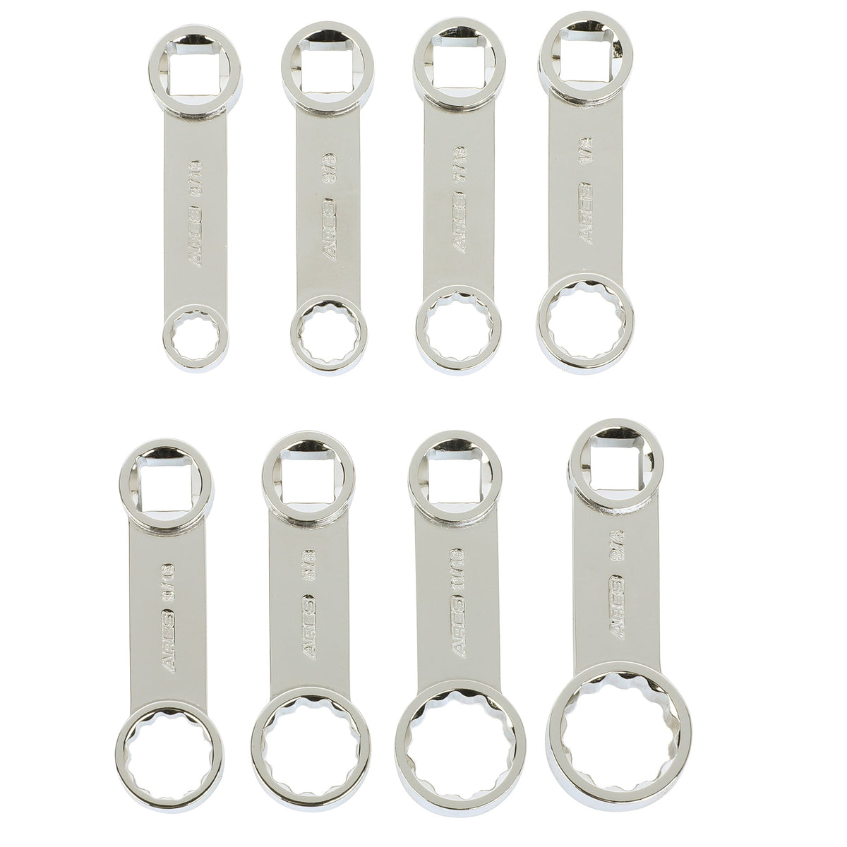 ARES 43035 - 8-Piece SAE 12-Point Box End Torque Adapter Extension Set