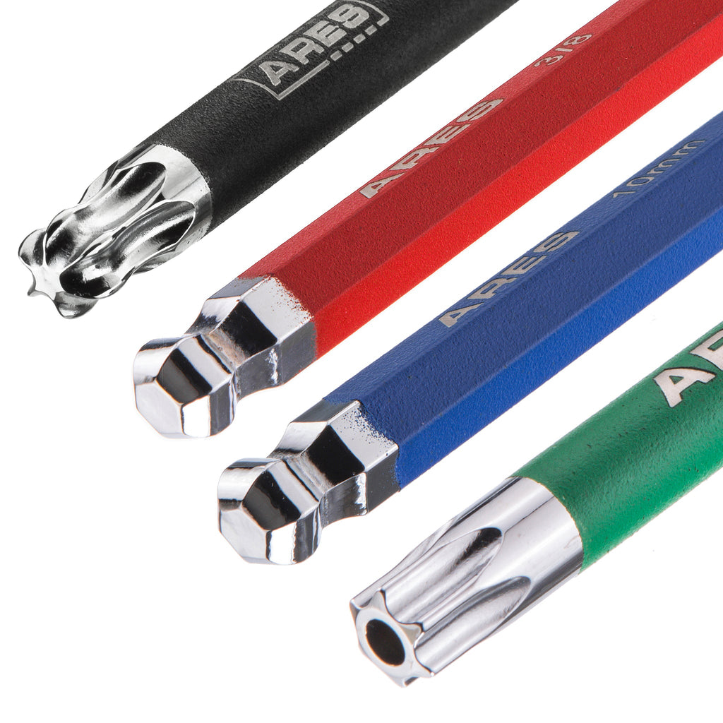 ARES 44036 - 44-Piece Long Arm Hex, Star and Torx Key Set