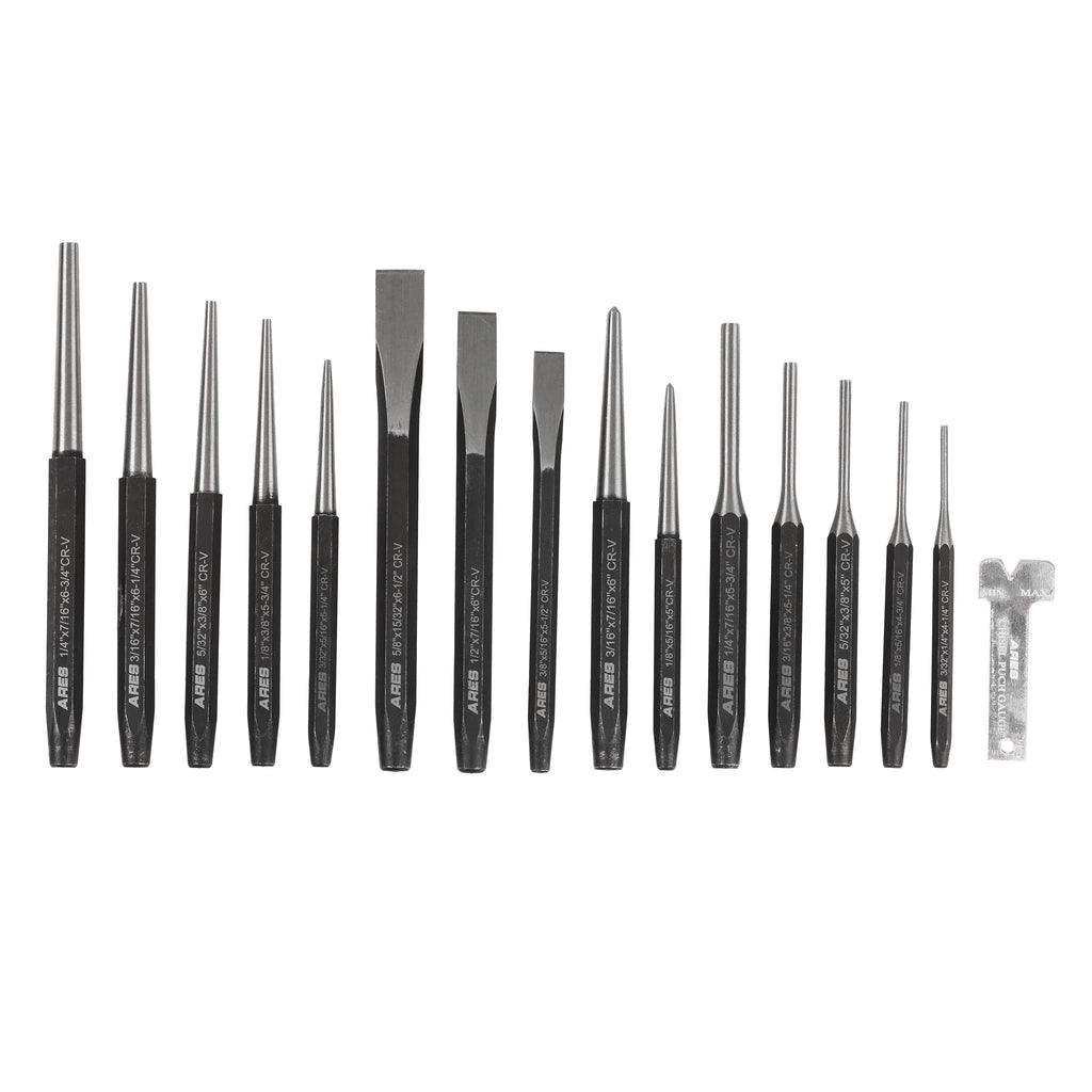 ARES 50005 - 16-Piece Punch and Chisel Set