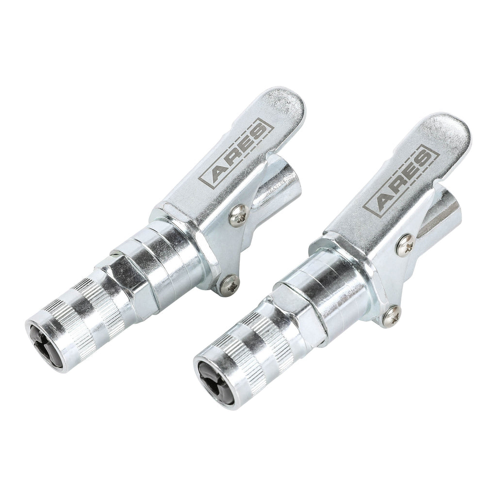ARES 54022 - 2-Piece Quick Lock & Release Grease Gun Couplers