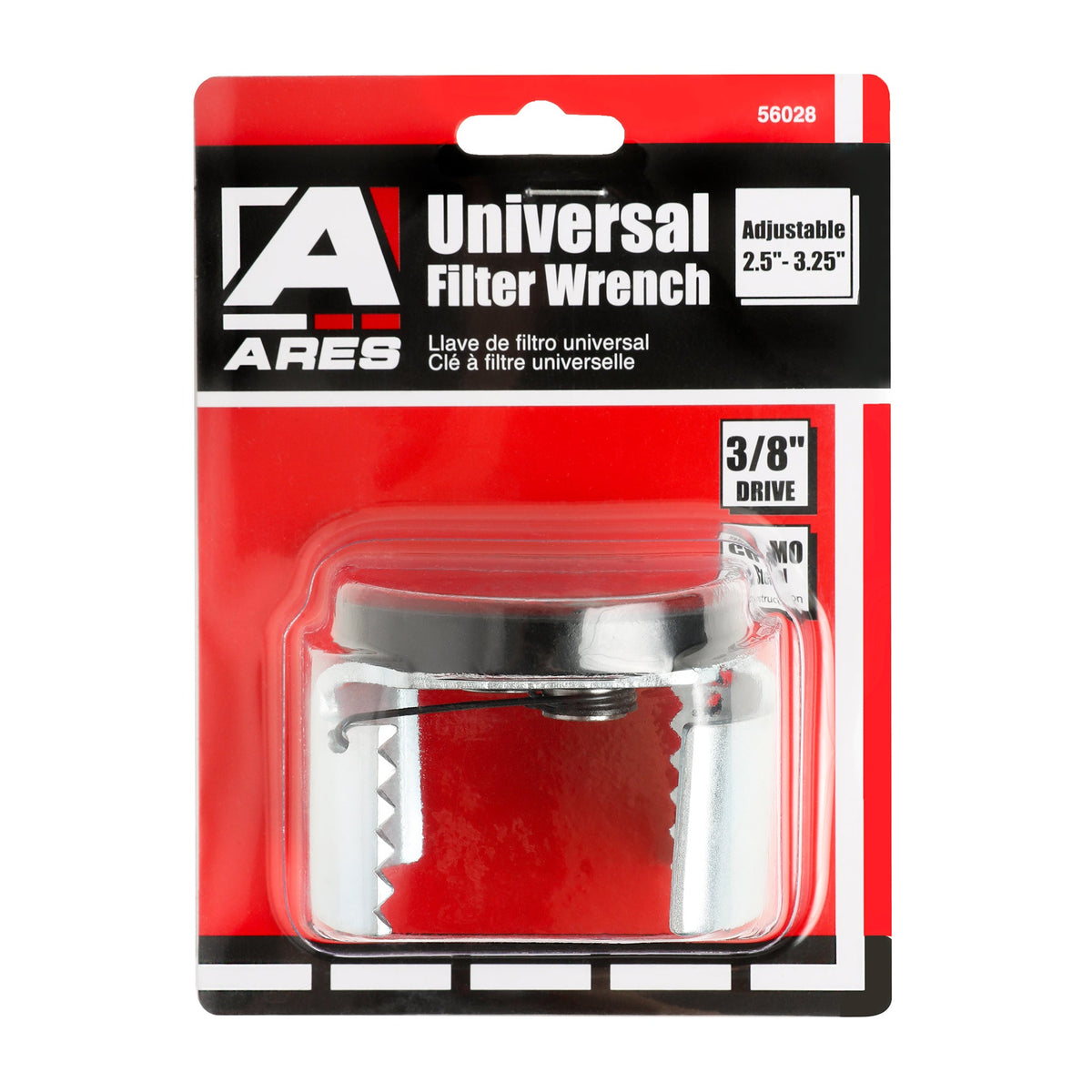 ARES 56028 - Universal Oil Filter Wrench